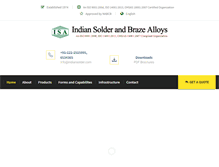 Tablet Screenshot of indiansolder.com